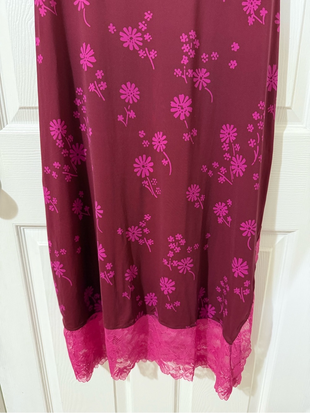 Free People x REVOLVE Party Crasher Midi Slip in Plum Combo Medium - Picture 6 of 9
